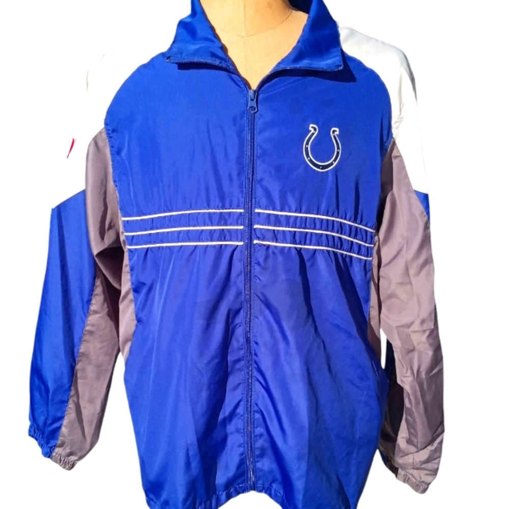 NFL Team Apparel Reebok Indianapolis Colts Windbreaker Large